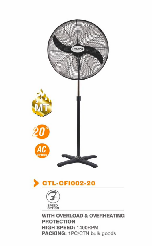 20" 3 Speed AC Standing Fan