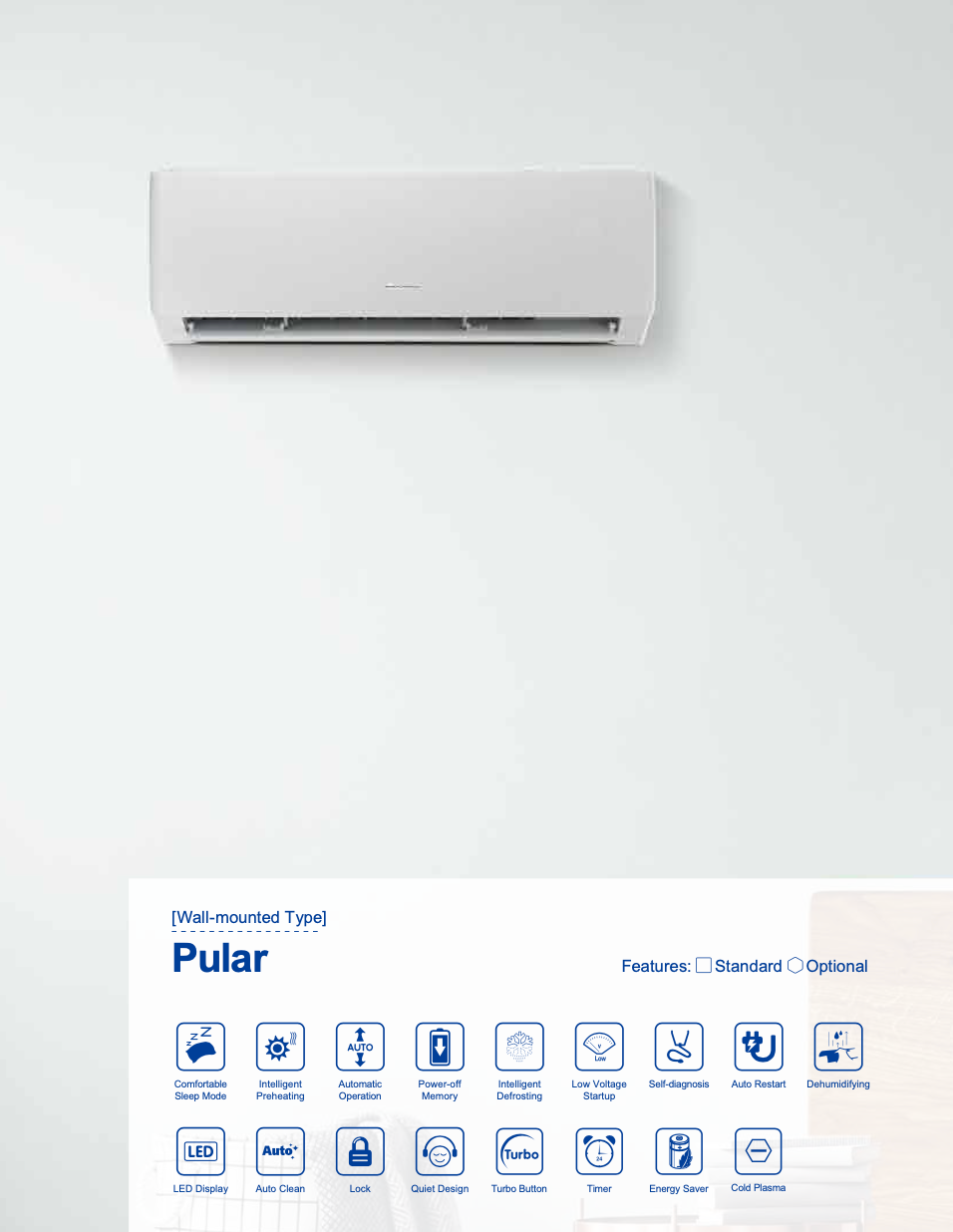 1.5HP PULAR (INDOOR & OUTDOOR) - Gree Wall Mounted